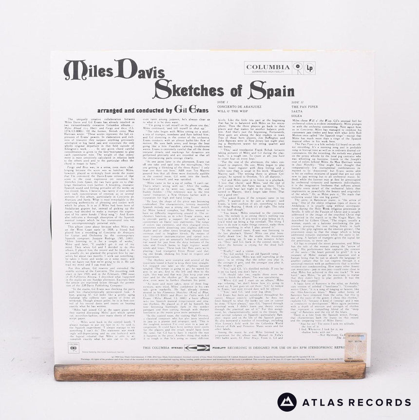 Miles Davis - Sketches Of Spain - 180G Reissue LP Vinyl Record - EX/NM