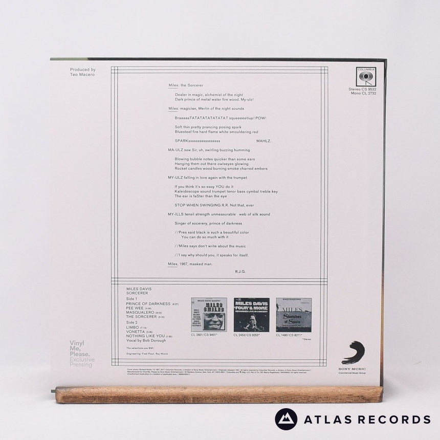 Miles Davis - Sorcerer - 180G Booklet 1/B 2/A LP Vinyl Record - NM/NM