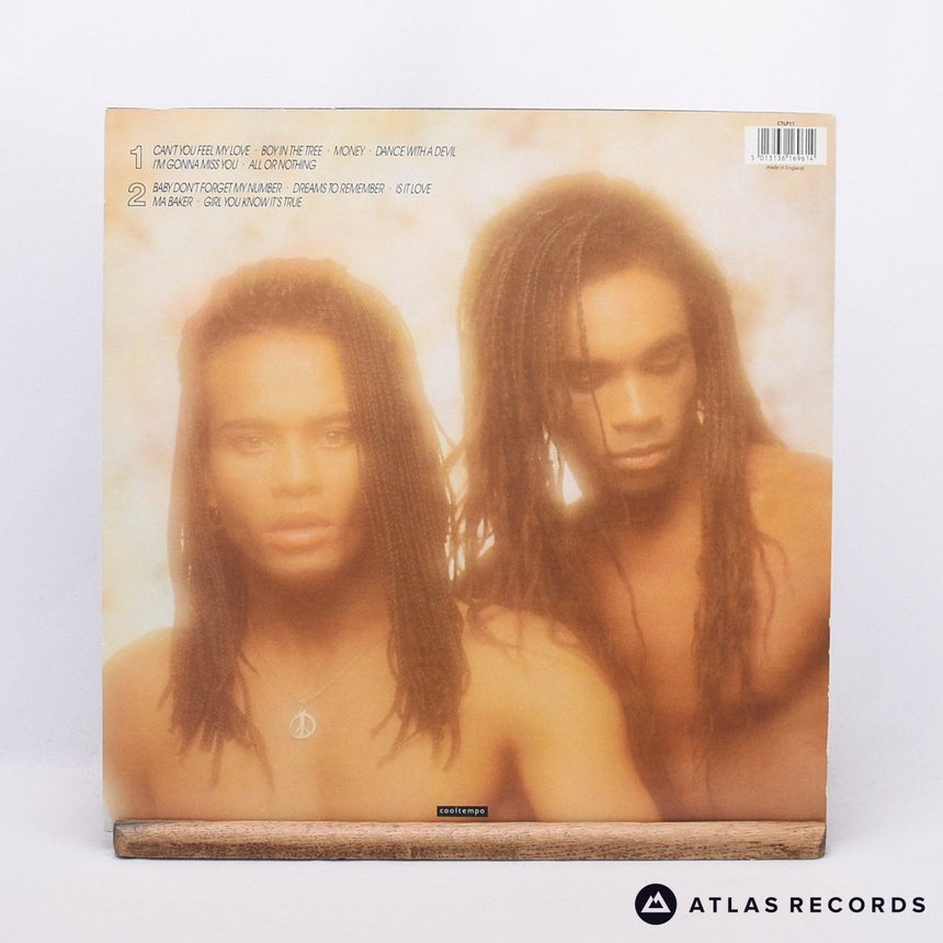 Milli Vanilli - All Or Nothing - A-1 B3 LP Vinyl Record - EX/EX