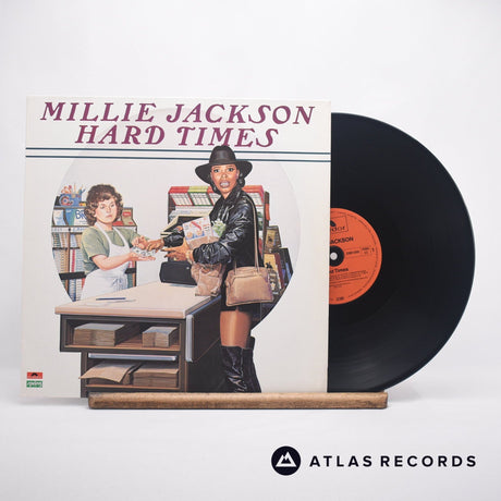 Millie Jackson Hard Times LP Vinyl Record - Front Cover & Record