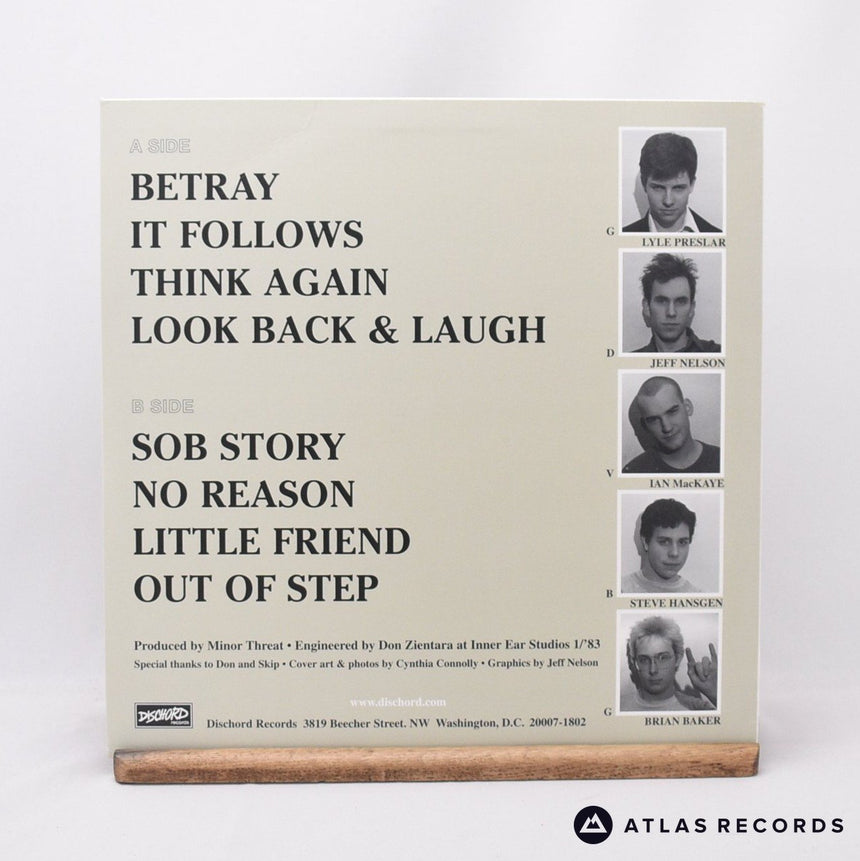 Minor Threat - Out Of Step - Lyric Sheet Reissue 12" Vinyl Record - NM/NM