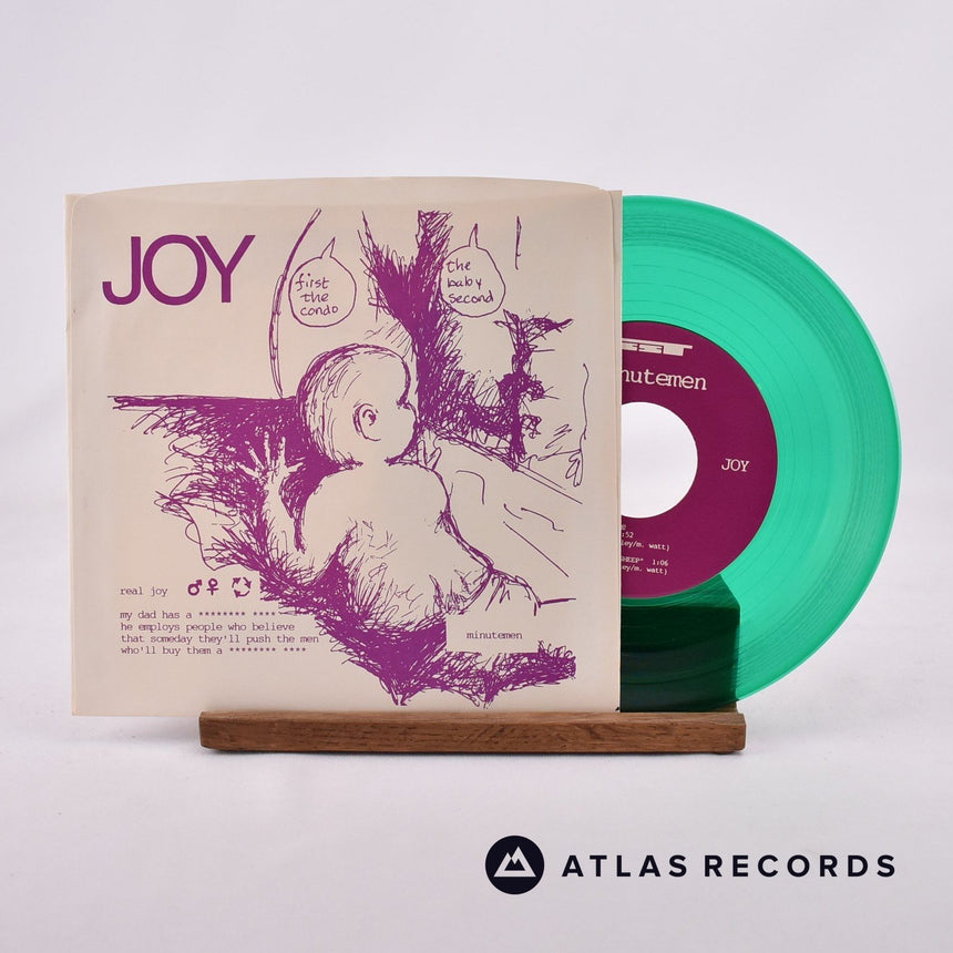 Minutemen Joy 7" Vinyl Record - Front Cover & Record