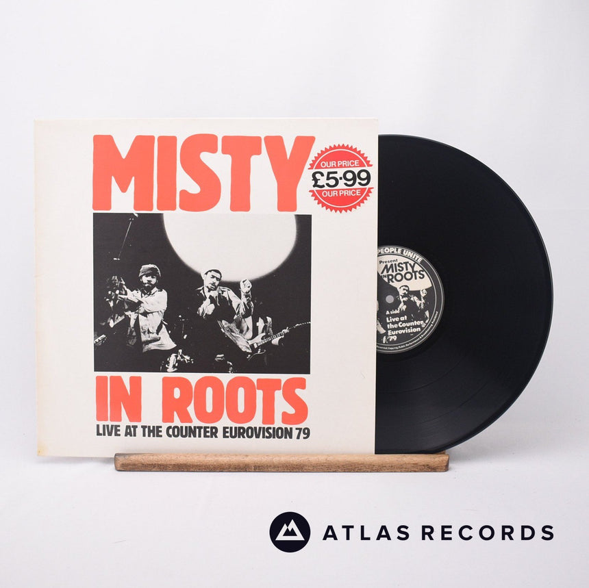 Misty In Roots Live At The Counter Eurovision 79 LP Vinyl Record - Front Cover & Record