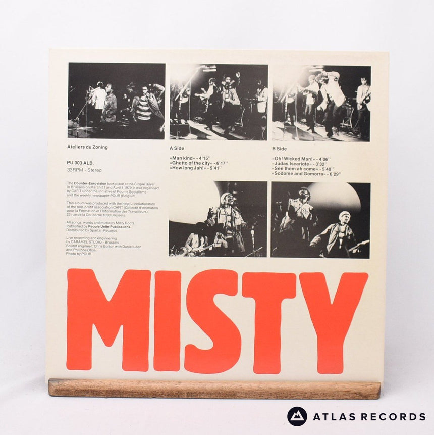 Misty In Roots - Live At The Counter Eurovision 79 - LP Vinyl Record - EX/VG+