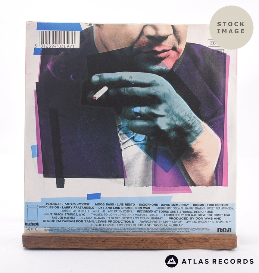 Mitch Ryder Like A Rolling Stone 7" Vinyl Record - Reverse Of Sleeve