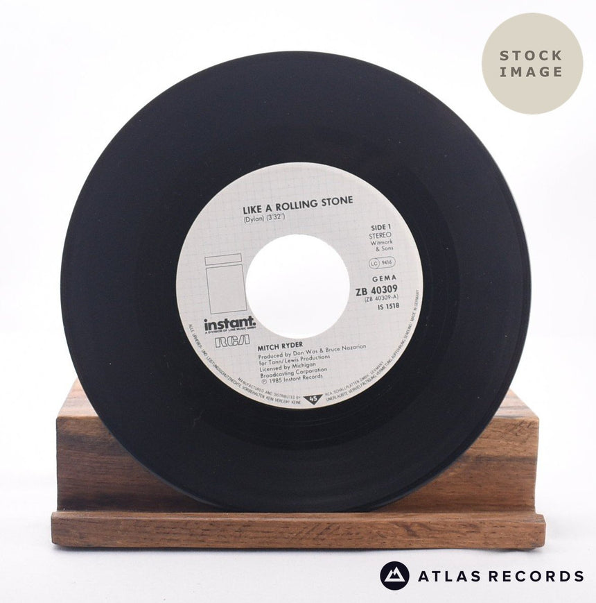 Mitch Ryder Like A Rolling Stone 7" Vinyl Record - Record A Side