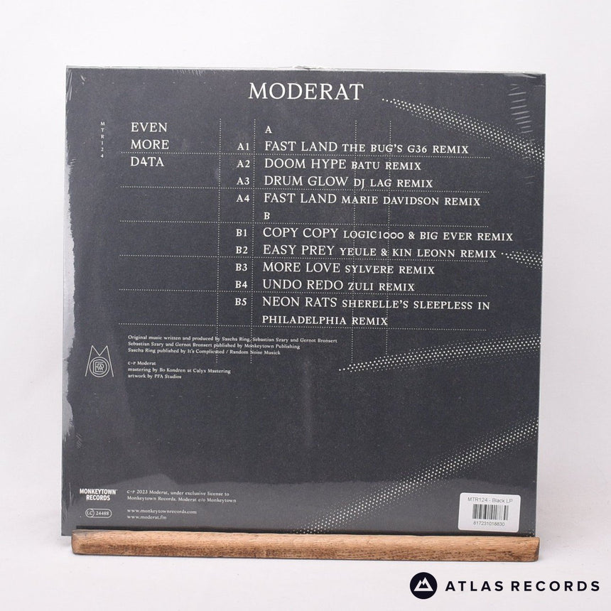 Moderat - Even More D4ta - 180G Limited Edition Sealed LP Vinyl Record - NEW