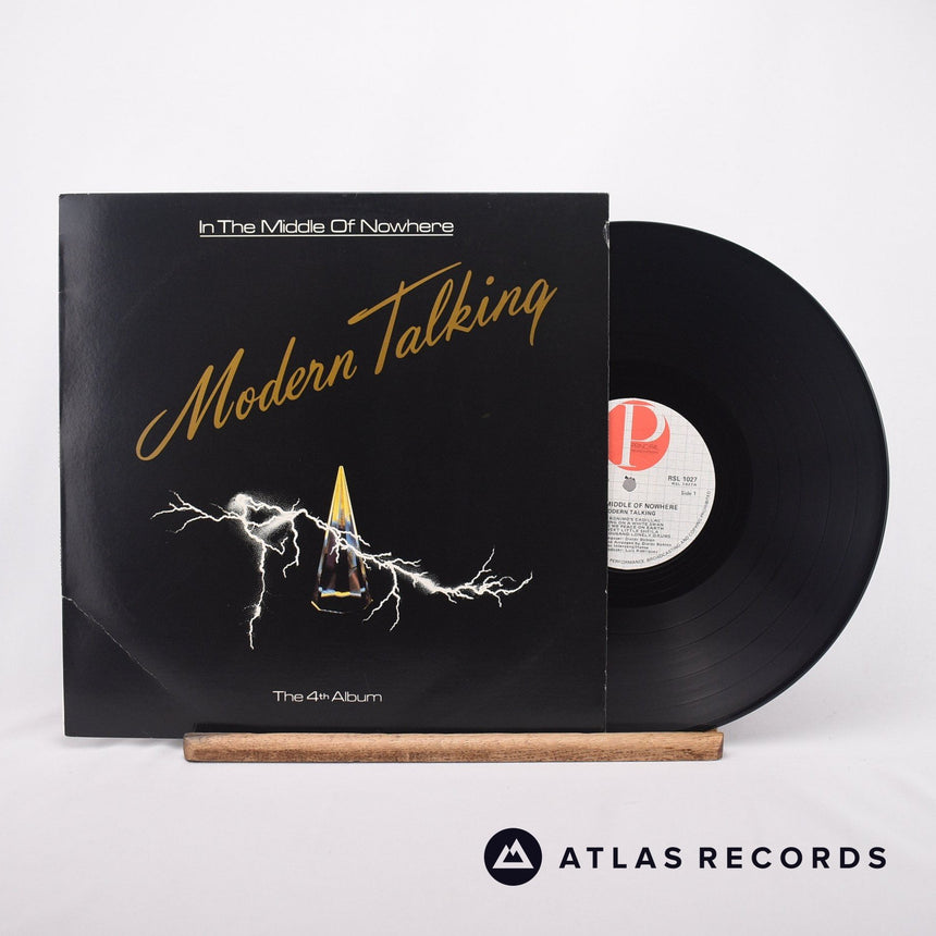 Modern Talking In The Middle Of Nowhere - The 4th Album LP Vinyl Record - Front Cover & Record