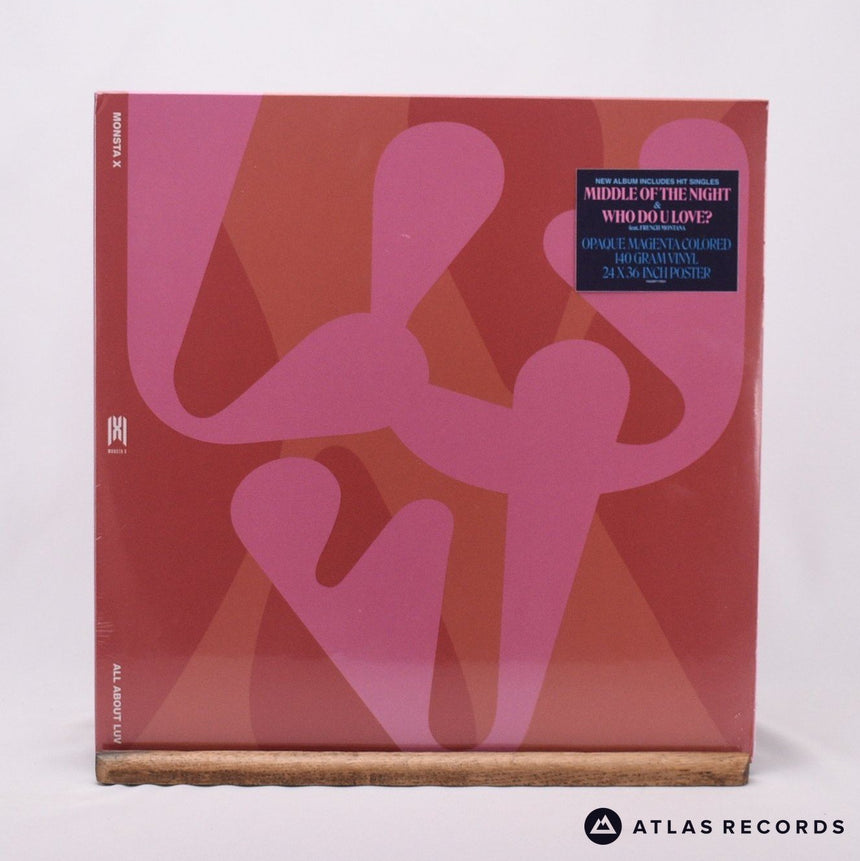 Monsta X All About Luv LP Vinyl Record - Front Cover & Record