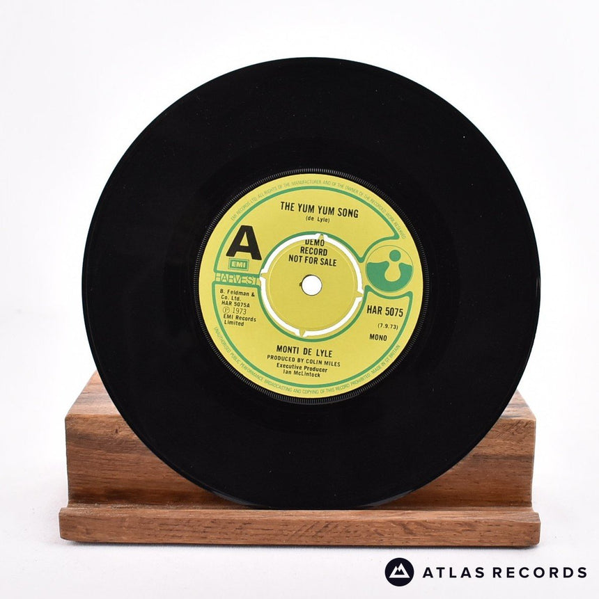 Monti De Lyle - The Yum Yum Song - Promo 7" Vinyl Record - VG+/VG+
