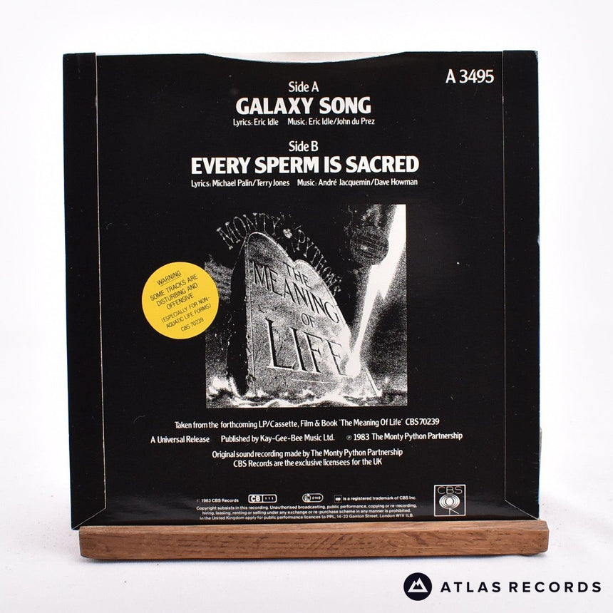 Monty Python - Galaxy Song - 7" Vinyl Record - EX/EX