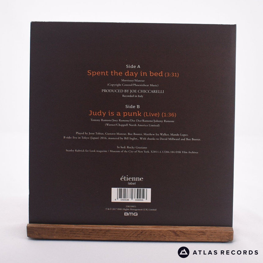 Morrissey - Spent The Day In Bed - Clear 7" Vinyl Record - NM/EX