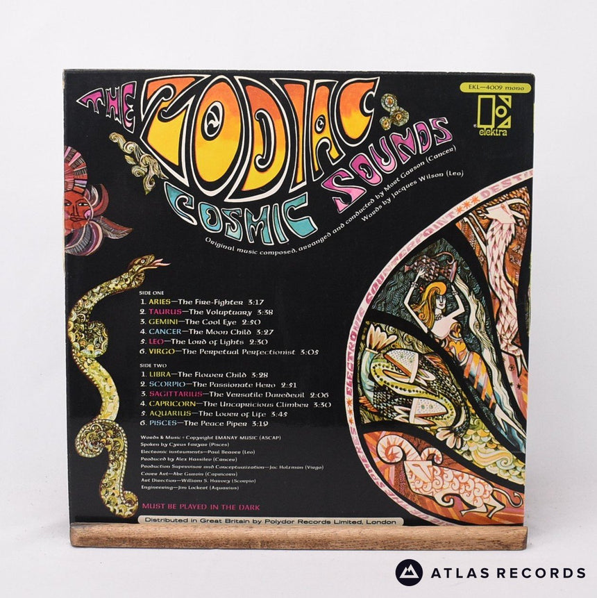 Mort Garson - The Zodiac—Cosmic Sounds - Mono A B LP Vinyl Record - VG+/VG+