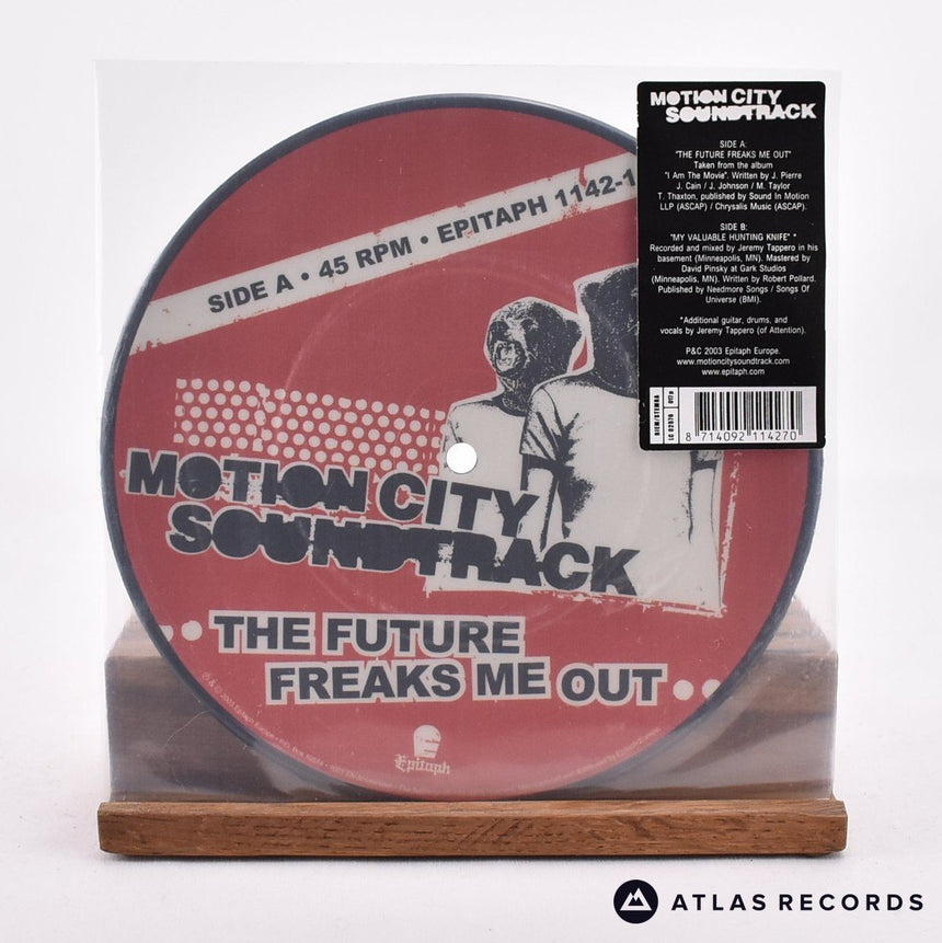 Motion City Soundtrack The Future Freaks Me Out 7" Vinyl Record - Front Cover & Record