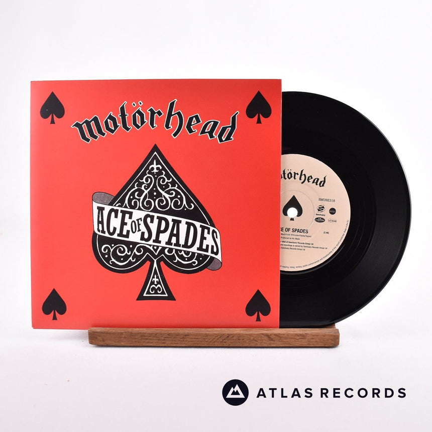 Motörhead Ace Of Spades 7" Vinyl Record - Front Cover & Record