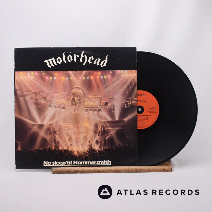 Motörhead No Sleep 'til Hammersmith LP Vinyl Record - Front Cover & Record