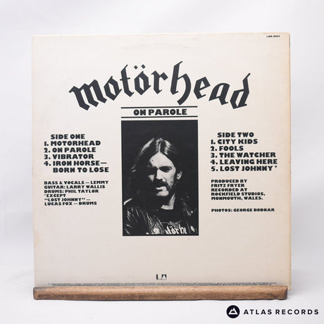 Motörhead - On Parole - LP Vinyl Record - VG+/EX