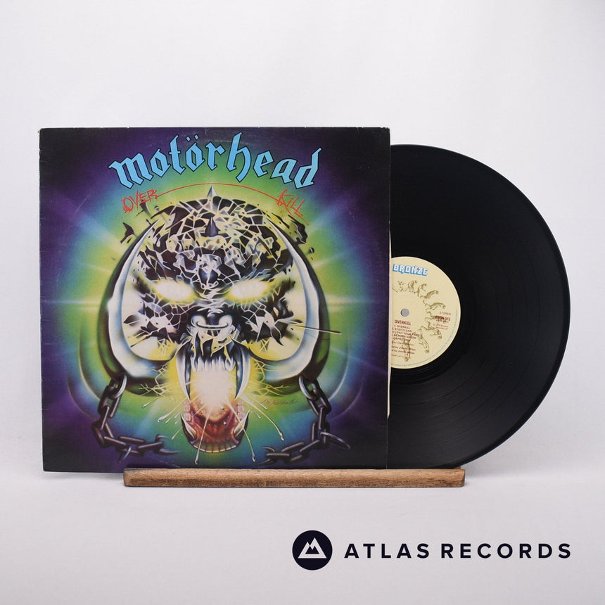 Motörhead Overkill LP Vinyl Record - Front Cover & Record