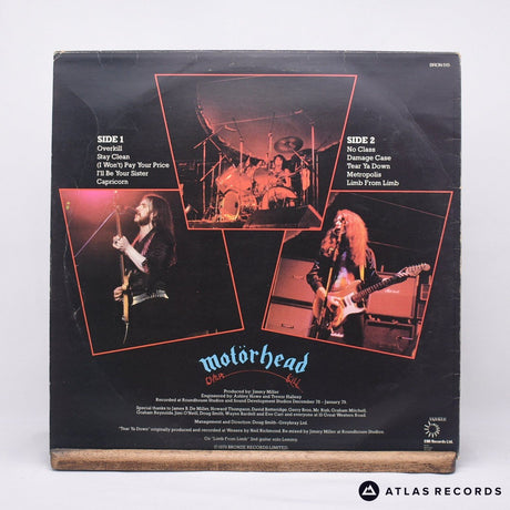 Motörhead - Overkill - A-2U B-1U LP Vinyl Record - VG+/VG+