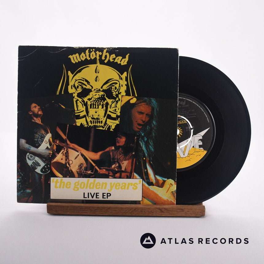 Motörhead 'The Golden Years' Live EP 7" Vinyl Record - Front Cover & Record