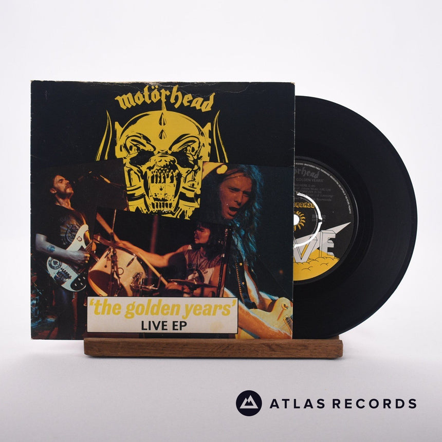 Motörhead 'The Golden Years' Live EP 7" Vinyl Record - Front Cover & Record
