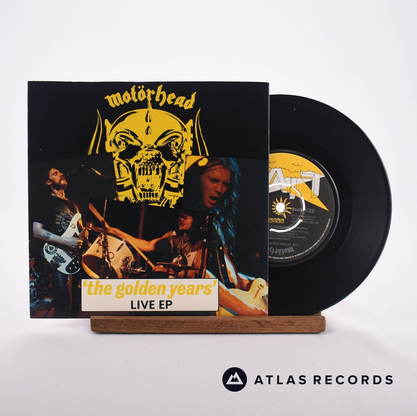 Motörhead 'The Golden Years' Live EP 7" Vinyl Record - Front Cover & Record