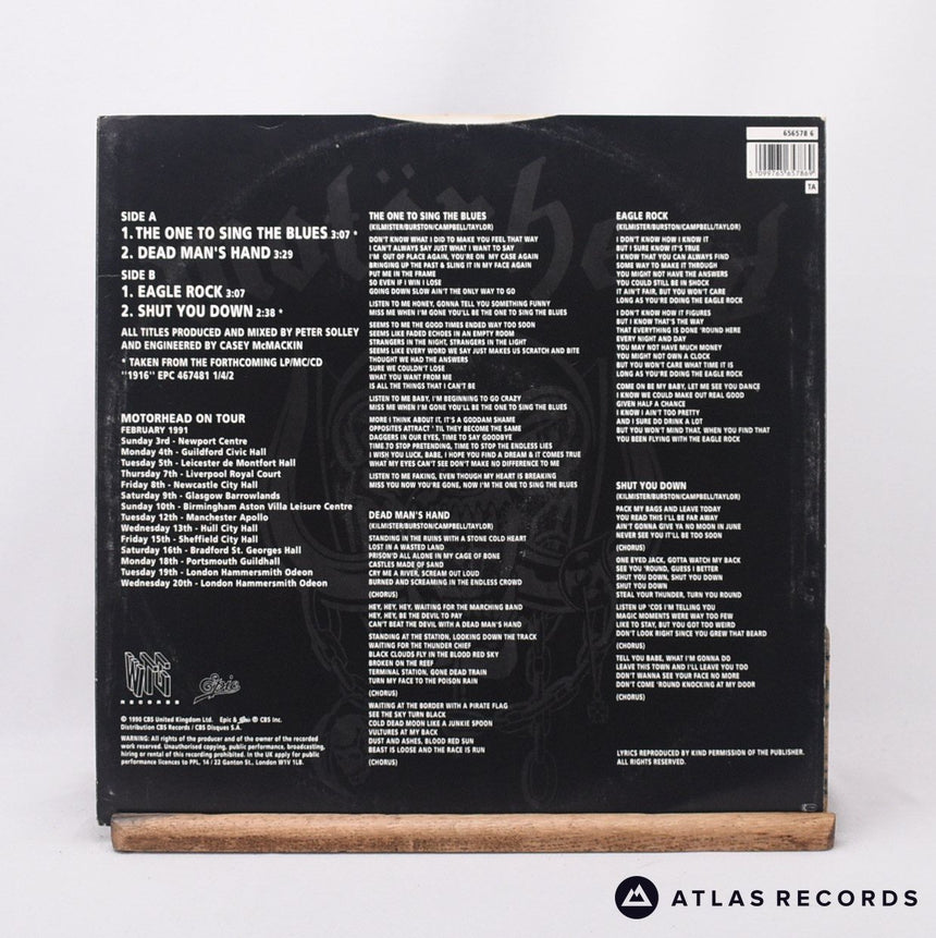 Motörhead - The One To Sing The Blues - 12" Vinyl Record - VG+/EX