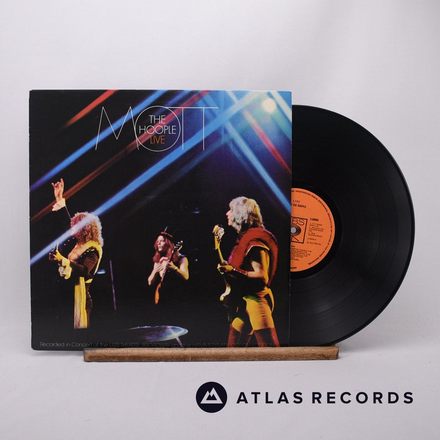 Mott The Hoople Mott The Hoople Live LP Vinyl Record - Front Cover & Record