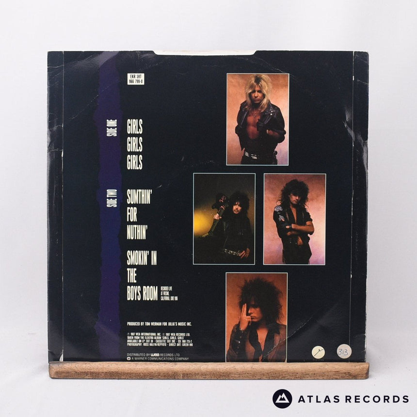 Mötley Crüe - Girls Girls Girls - 12" Vinyl Record - VG+/EX