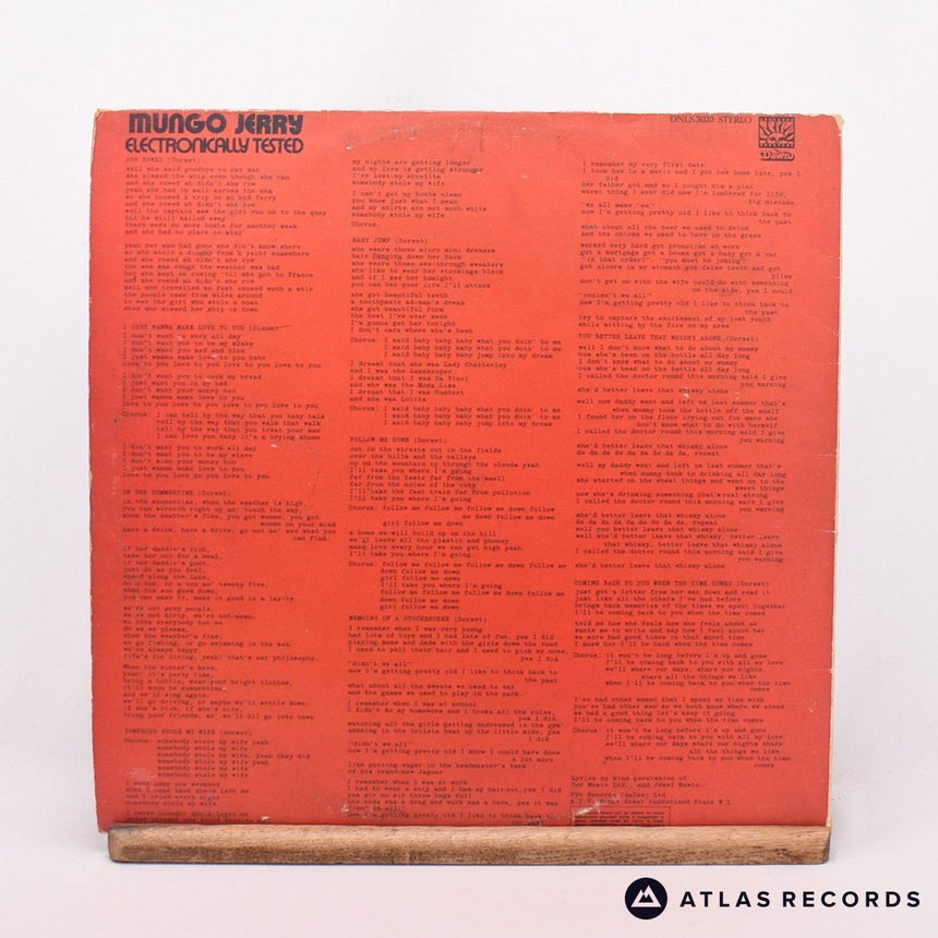 Mungo Jerry - Electronically Tested - Gatefold A-1 B-1 LP Vinyl Record - VG+/VG+
