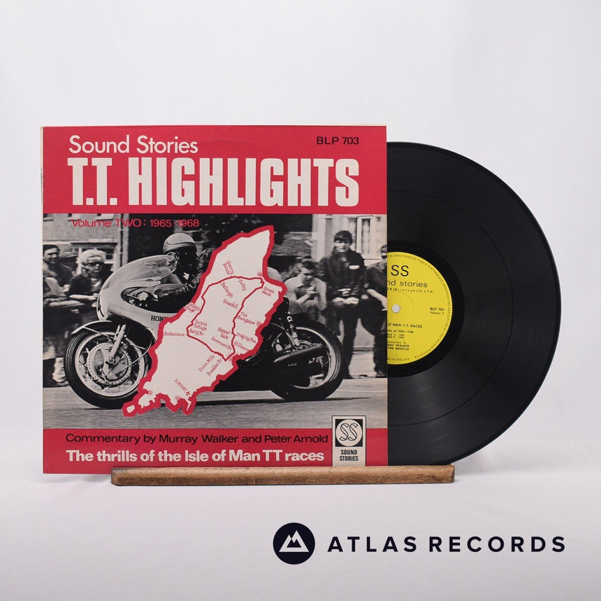 Murray Walker T.T. Highlights - Volume Two: 1965-1968 LP Vinyl Record - Front Cover & Record