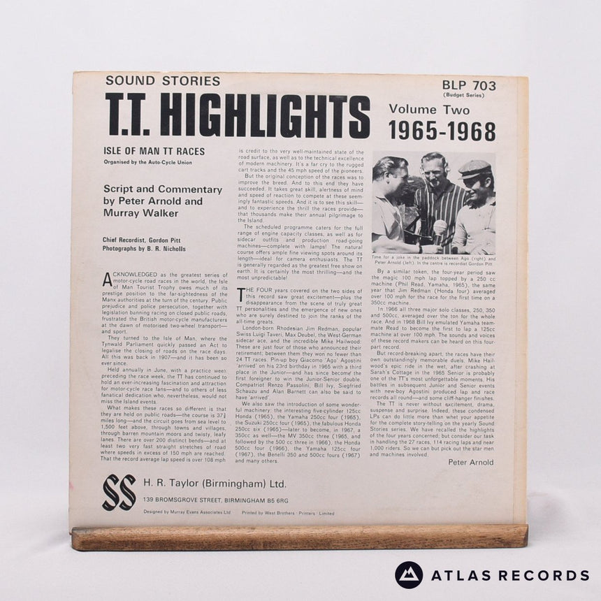 Murray Walker - T.T. Highlights - Volume Two: 1965-1968 - LP Vinyl Record