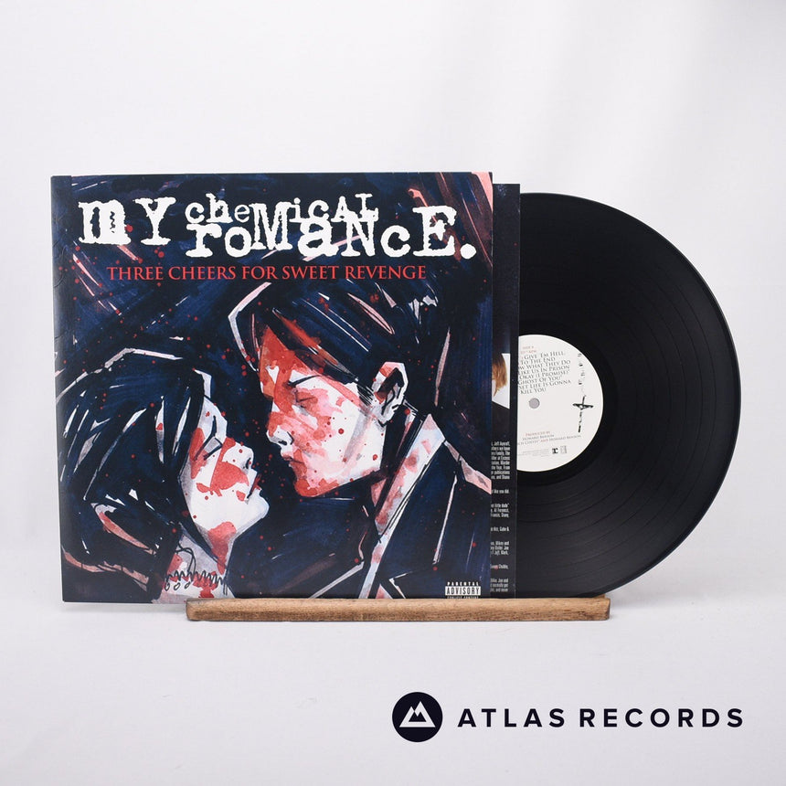 My Chemical Romance Three Cheers For Sweet Revenge LP Vinyl Record - Front Cover & Record
