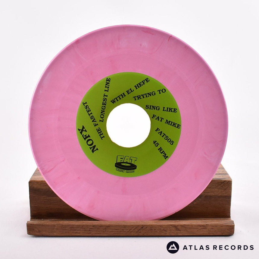 NOFX - Liza And Louise - Pink Marbled 7" Vinyl Record - EX/NM