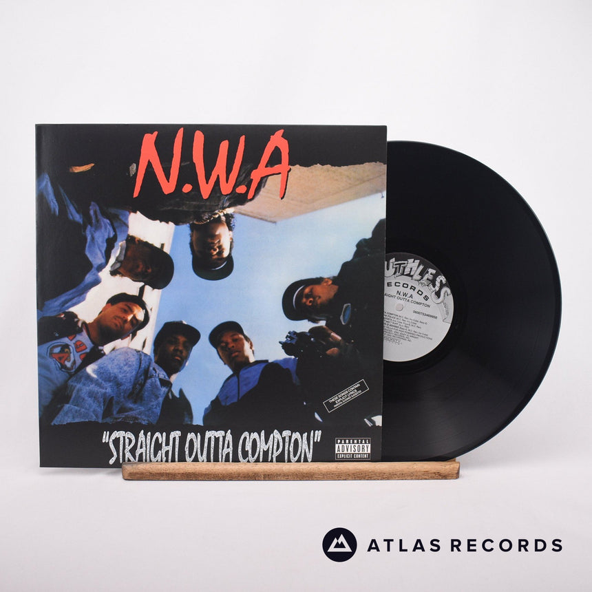 N.W.A. Straight Outta Compton LP Vinyl Record - Front Cover & Record