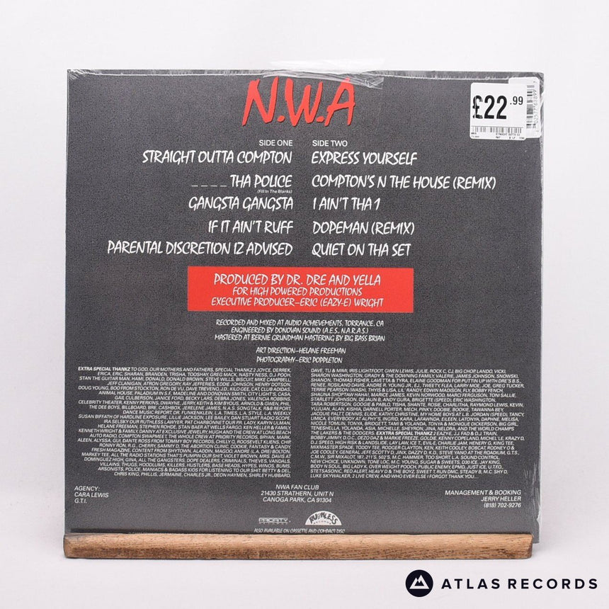 N.W.A. - Straight Outta Compton - Red Limited Edition LP Vinyl Record - NEW