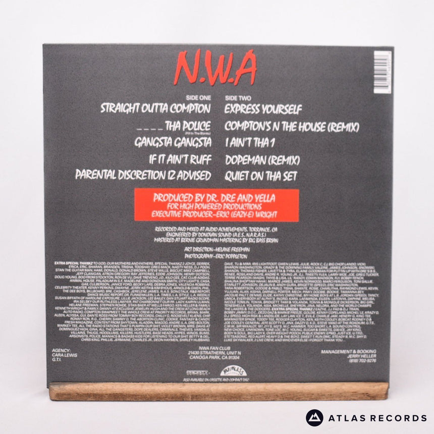 N.W.A. - Straight Outta Compton - 180G Mpo LP Vinyl Record - NM/NM