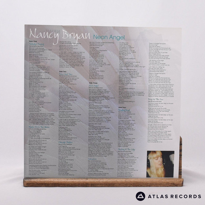 Nancy Bryan - Neon Angel - Lyric Sheet Double LP Vinyl Record - EX/EX