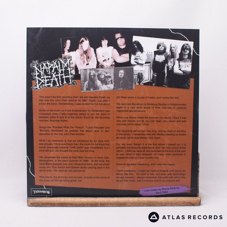 Napalm Death - From Enslavement To Obliteration - LP Vinyl Record