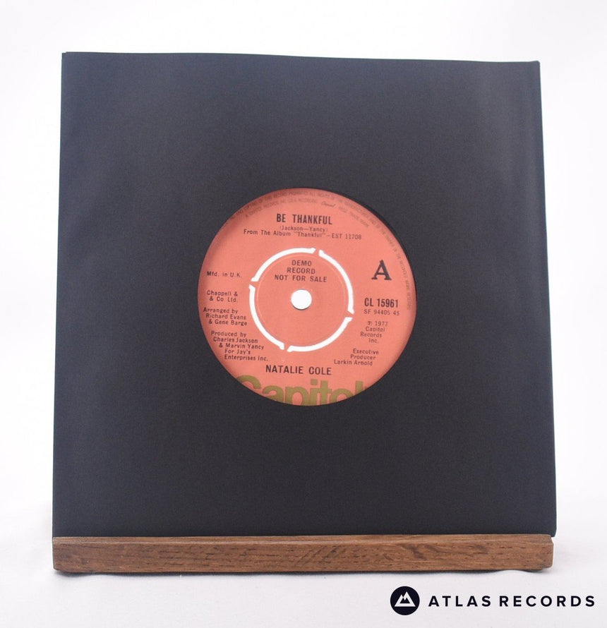 Natalie Cole Be Thankful 7" Vinyl Record - In Sleeve