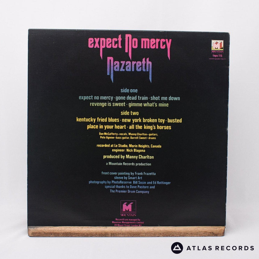 Nazareth - Expect No Mercy - A//2 B//2 LP Vinyl Record - VG+/EX