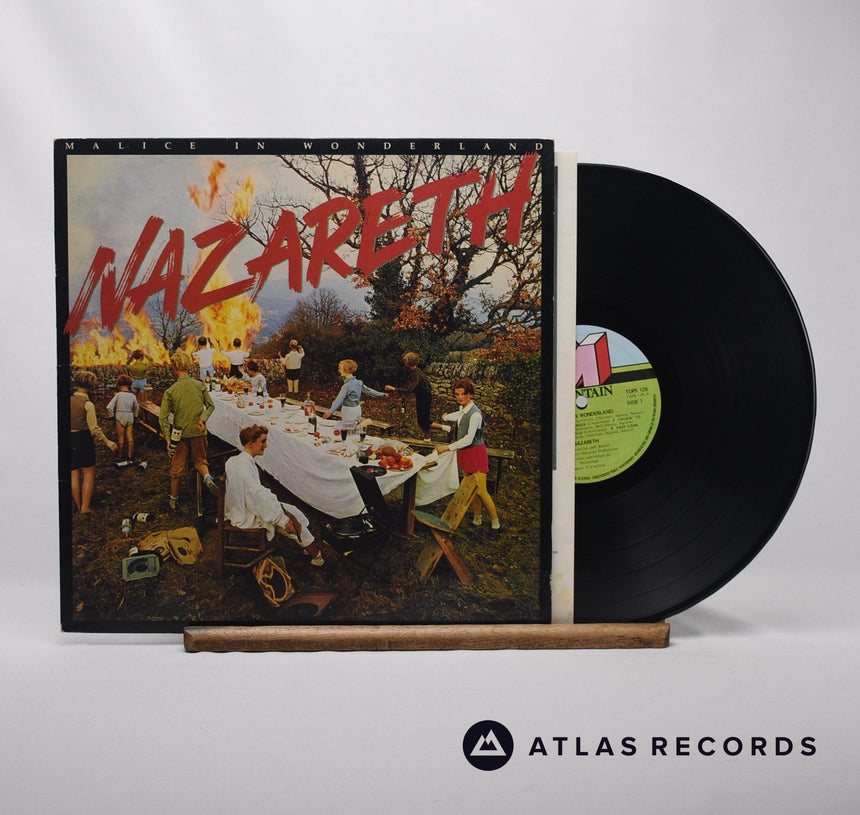 Nazareth Malice In Wonderland LP Vinyl Record - Front Cover & Record