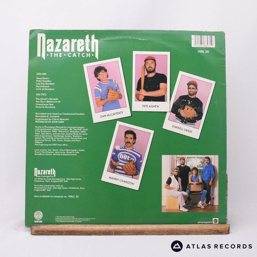 Nazareth - The Catch - A//1 B//1 LP Vinyl Record - VG+/EX