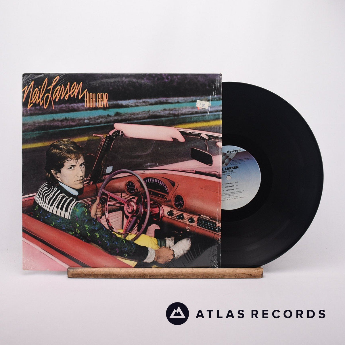 neil larsen high gear LP Vinyl Record EX/EX – Atlas Records Herren-Regenbekleidung: Sicherer Schutz bei halterungen Variant:43 - Mini - Herzen Rosa 1979 Horizon Records