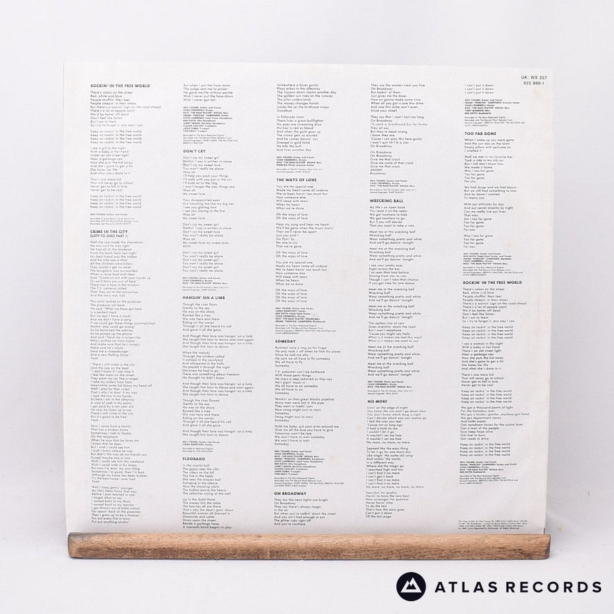 Neil Young - Freedom - A5 B5 LP Vinyl Record - EX/EX