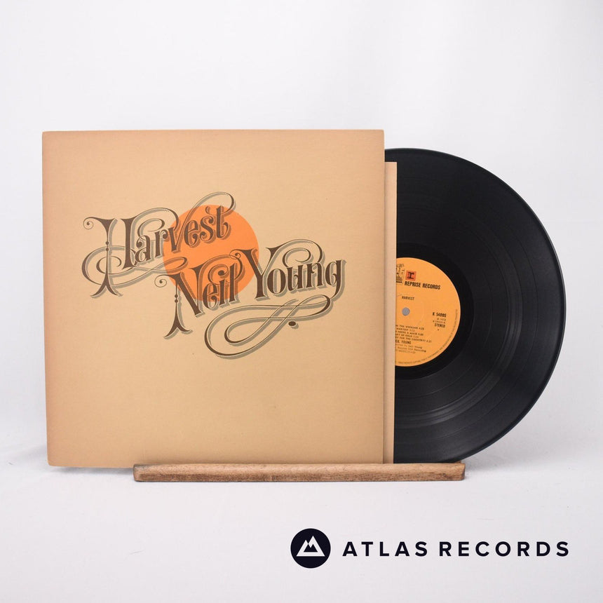 Neil Young Harvest LP Vinyl Record - Front Cover & Record