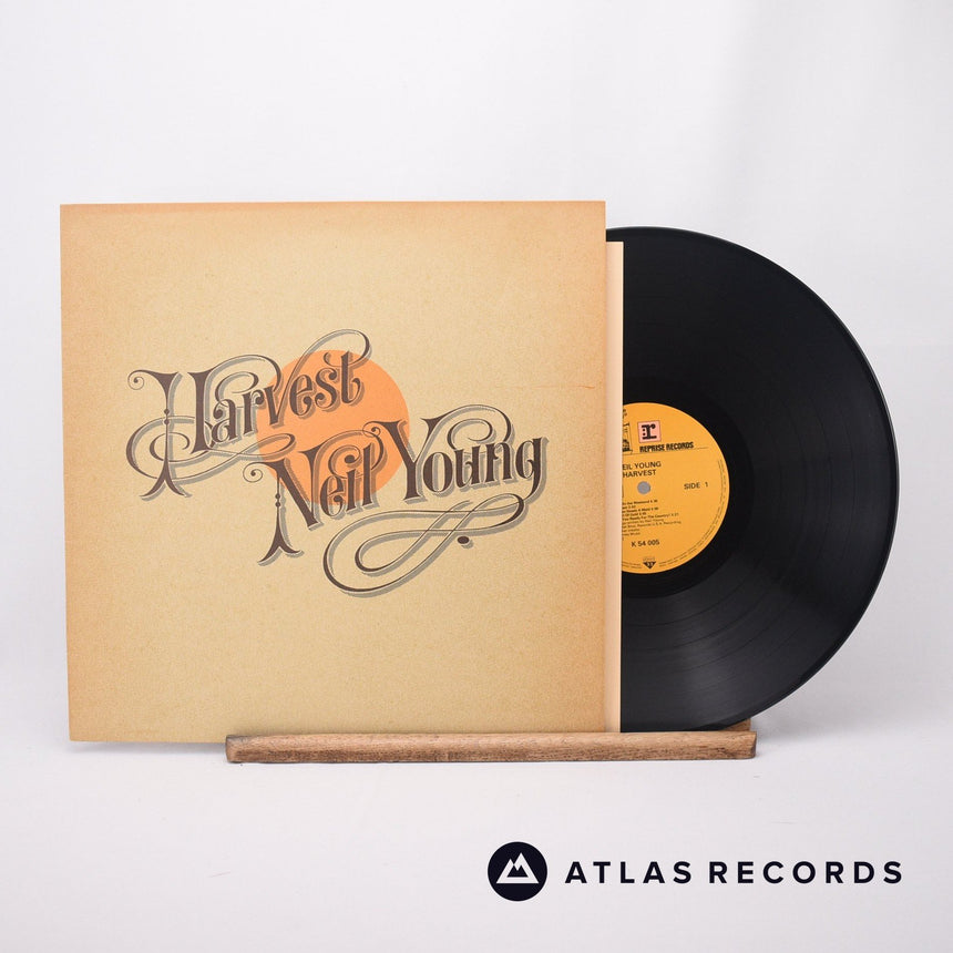 Neil Young Harvest LP Vinyl Record - Front Cover & Record