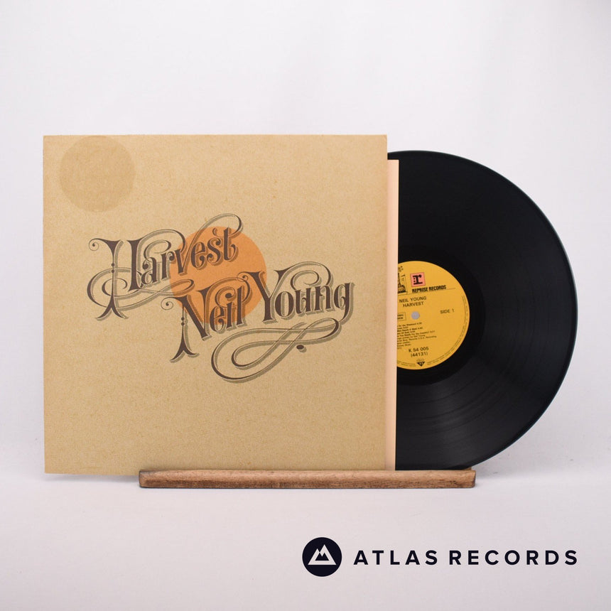 Neil Young Harvest LP Vinyl Record - Front Cover & Record