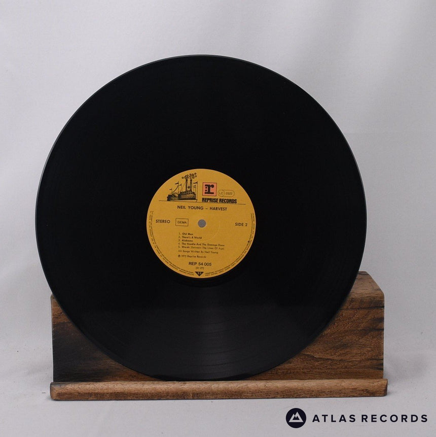 Neil Young - Harvest - Lyric Sheet Reissue Gatefold LP Vinyl Record - VG+/VG+