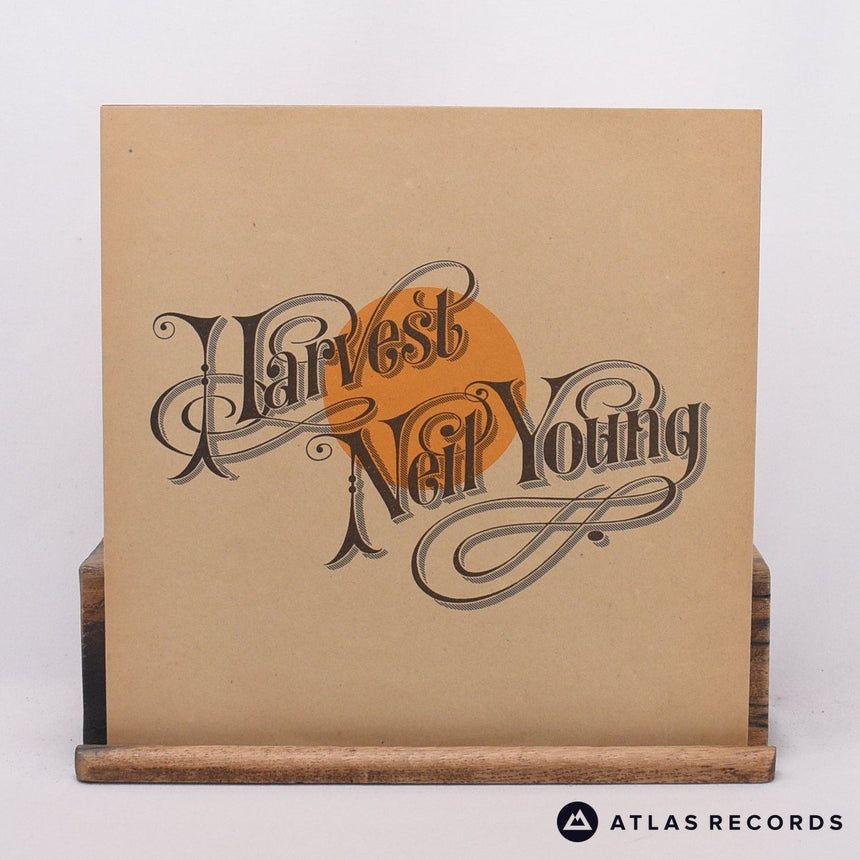 Neil Young - Harvest - Lyric Sheet LP Vinyl Record - EX/VG+